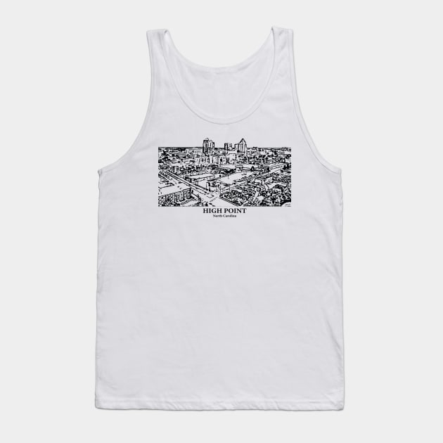 High Point - North Carolina Tank Top by Lakeric